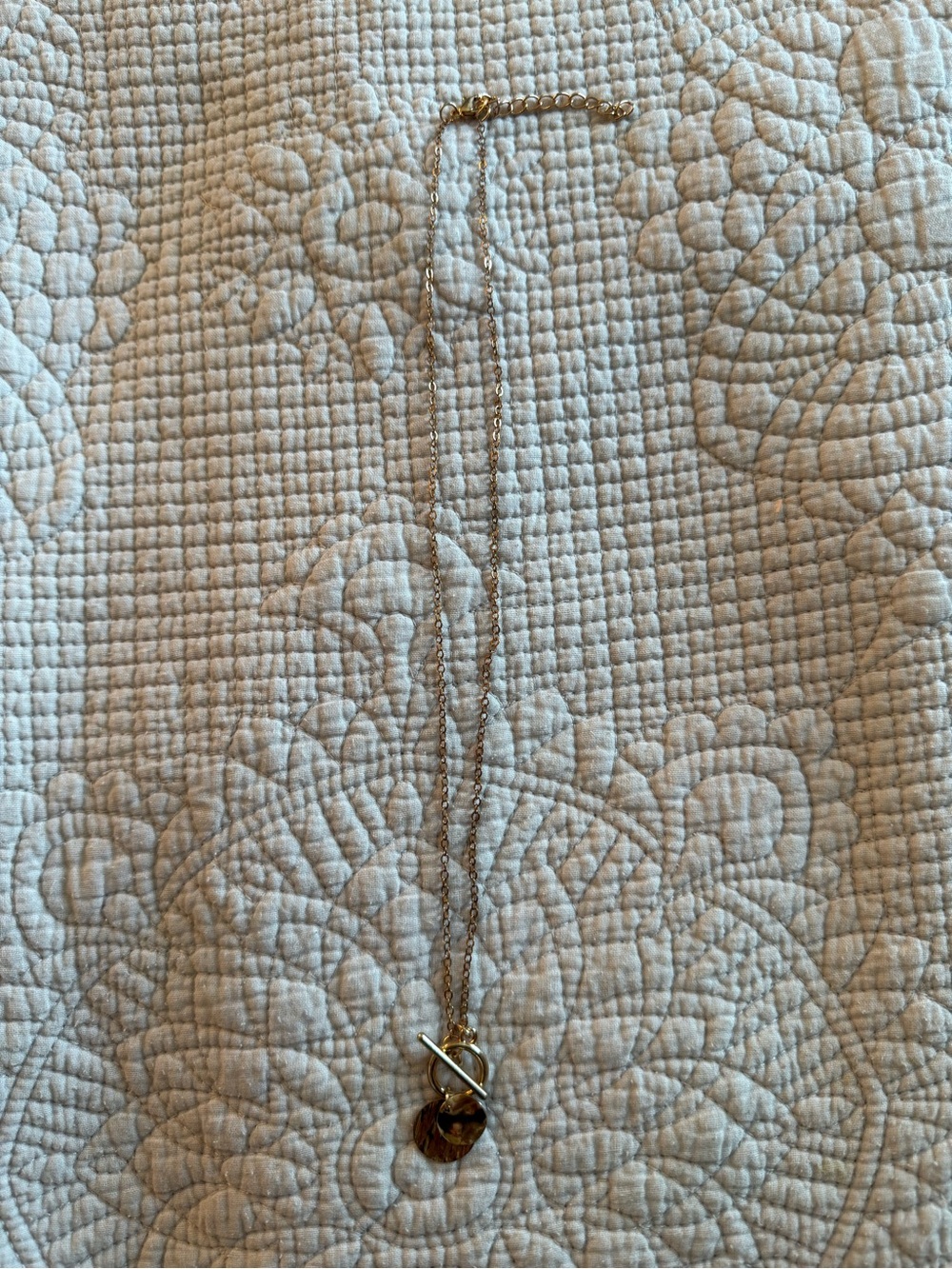 Gold Toggle Pendant Necklace - Women Accessories